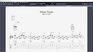 吉他譜F Silent Night 平安夜 Guitar Pro 8 [upl. by Uahsoj]