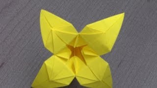 Tutoriel Origami Flower  quotGoldyquot [upl. by Em]