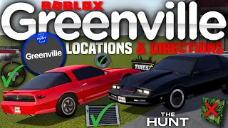 Greenville THE HUNT EVENT Update Locations amp Directions  Roblox [upl. by Eibot]