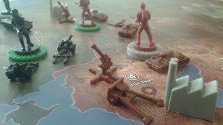 Axis and Allies Examples of Battles [upl. by Milton]