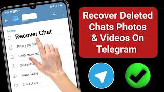 How To Recover Deleted Telegram Message Chats Pictures and Videos  2024 [upl. by Autrey]