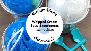 Natural Whipped Cream Soap  Experiments TimeLapse Explanation  Northern Waters Cleansing Co [upl. by Caundra]