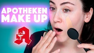 HEFTIGSTE FOUNDATION aus der Apotheke 🤯  Full Face Using Only Apotheken Makeup  Hatice Schmidt [upl. by Sirromad]