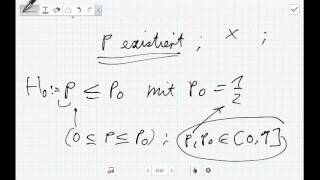 Das Prinzip des HypothesentestEinseitiger Binomialtest [upl. by Dino]