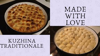 MANTIA me mish ose gjath 🥰 Recepti i Gjyshes  Minced meat bags  Dumplings to bake easy [upl. by Azeel644]