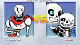 Death Battle  Sans Vs Papyrus [upl. by Warila]