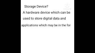 What is Storage Device Definition of Storage device [upl. by Grim]