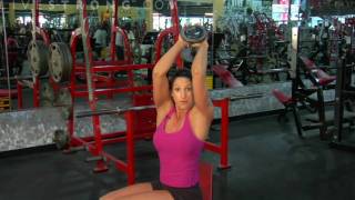 How to Do Triceps Dumbbell Extensions [upl. by Anola294]