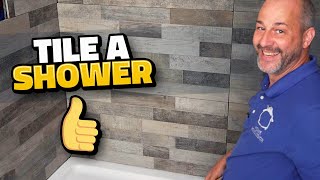 How To Tile A Shower  From A to Z [upl. by Notterb]