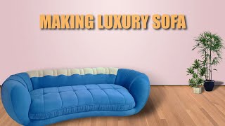 How to make luxury sofa diy modern furniture [upl. by Eniala154]