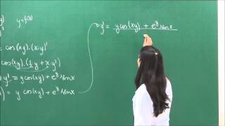 EFB105 – Cálculo Diferencial e Integral I Derivadas implícitas 01 [upl. by Oicneconi]