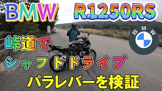 BMW R1250RS 峠道でシャフトドライブ パラレバーを検証 [upl. by Avika]