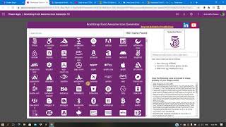 Bootstrap Font Awesome Icon Generator for PowerApps [upl. by Atwahs]