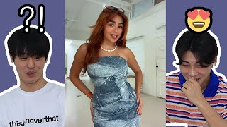 Korean react to Filipino Viral Tiktok  Becoming Andrea brilantes fan [upl. by Suki123]