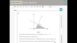 ALevel maths June 2018 Question 13 Paper 2 Edexcel [upl. by Symons]