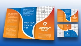 Illustrator tutorial  Tri fold brochure design [upl. by Acul750]