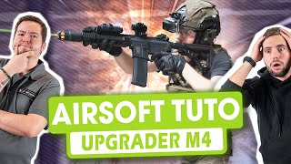 Transforme ta réplique dairsoft M4 AEG  Tuto Upgrade 🔥 [upl. by Roede]