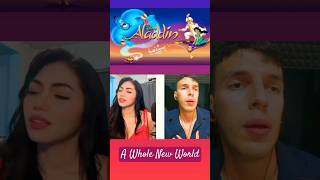 quotA Whole New Worldquot Acapella ✨️🎵 awholenewworld peabobryson reginabelle aladdin tribute cover [upl. by Anirbac]