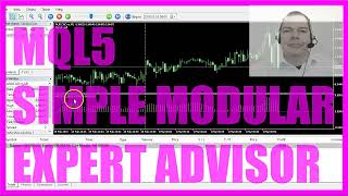 MQL5 TUTORIAL ENGLISH  SIMPLE MODULAR EXPERT ADVISOR [upl. by Eadnus]