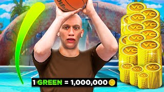 NBA 2K24 But Every GREEN JUMPSHOT  1 MILLION VC [upl. by Twelve721]