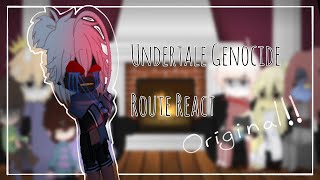 Undertale Genocide Route React To Sans  Undertale  Aftertale  11 no part 2  Original [upl. by Kobi800]