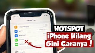 Hotspot di iPhone Hilang  Cara Setting Hotspot Pribadi iPhone [upl. by Gambrell]