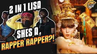 LISA  LALISA MV amp MONEY REACTION  Shes a RAPPER Rapper [upl. by Nylqcaj]