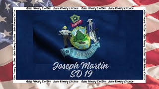 SD 19  Joseph Martin Maine Primary Video Interview [upl. by Lehsreh996]