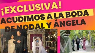 ¡EXCLUSIVA🚨 EN VIVO DESDE LA BODA CHRISTIAN NODAL Y ÁNGELA AGUILAR 🔥🚨 [upl. by Ahsemrac]