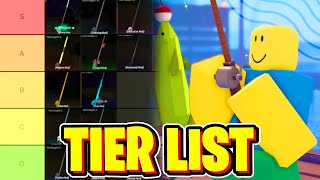 FISCH ROD TIER LIST Best Fishing Rods in Roblox Fisch [upl. by Drarehs]