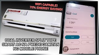 LG Premium Dual Inverter WiFi Split Type Smart Aircon Review  Part 1 [upl. by Ettezoj]