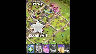 Th12 hybrid attack ClashOfClans [upl. by Ellette]