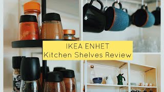 IKEA ENHET Kitchen Shelves Review  Minimalist amp Modular Kitchen [upl. by Marigolda829]