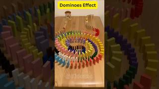 EVERYONES Favorite Satisfying Dominoes Effect  ytshorts viralvideo trendingvideo [upl. by Ezequiel]