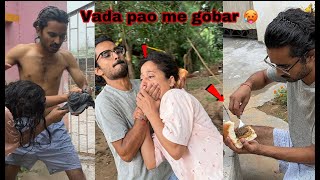 Vada pao me gobar daal ke khila diya 🥵  road pe yuddhh [upl. by Mazonson]