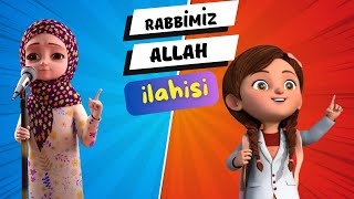 RABBİMİZ ALLAH çocuk ilahisi  din dersi ilahileri [upl. by Merrick788]