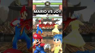 MARIO BROSS vs JOY cercadevelho mariobros joy insideout fy shorts [upl. by Catarina]