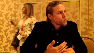 Interview With Charlie Hunnam from FXs Sons of Anarchy at ComicCon 2012 [upl. by Sucerdor399]