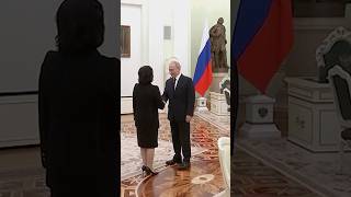 Russias Putin Meets North Koreas Top Diplomat in Moscow [upl. by Akemor55]