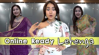 Trying Sundar Ready to Wear Lehenga from Myntra 😍  Is it Worth it [upl. by Savdeep]