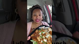 salad asmr zaxbys friedchicken lyft uber rideshare [upl. by Aileda]