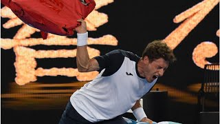 Pablo Carreno Busta ‘explodes’ booed off court in Australian Open fiasco [upl. by Frances]