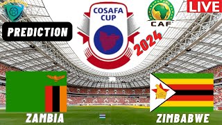 Zambia vs Zimbabwe COSAFA Cup 2024 Football Match Preview  Who will win [upl. by Eirdua]