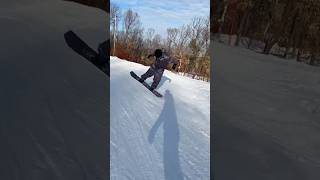 Флет фристайл на сноуборде flat freestyle snowboard butter snowboarding groundtrick snow [upl. by Nanni]