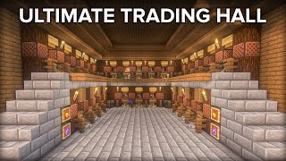 Minecraft Villager Trading Hall  26 Villagers  All Trades 1 Emerald [upl. by Meade540]