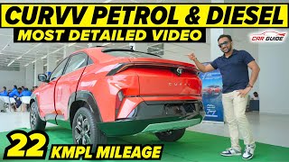 2024 Tata Curvv Petrol amp Diesel Explained  Price  Launch Date  Drive Review  Best Variant 🔥 [upl. by Agnimod]