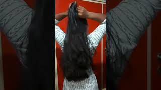 Try this type of ponytail hairstyle with 1rubber bandhairstylehackhairstyle hacktutorial [upl. by Naneek]