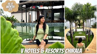 V Hotels amp Resorts Chirala Tour amp Review  Places to stay in Chirala  Weekend getaway hyderabad [upl. by Moody]