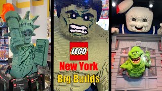 LEGO giant builds at New York store [upl. by Gove]