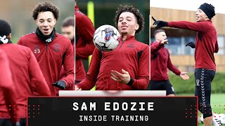 INSIDE TRAINING Sam Edozie gets micd up 🎤 [upl. by Danialah541]